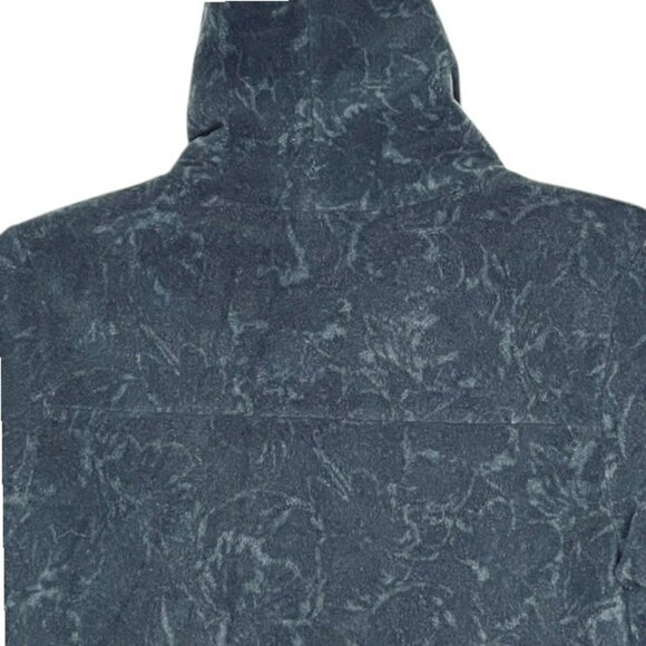 Columbia Ali Peak Fleece Cowl Neck Tunic Pockets - Black Brush Floral Print - S - Picture 6 of 9